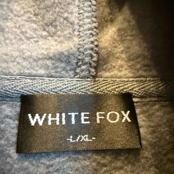 White Fox Project 5 Oversized Hoodie Size L/XL - Picture 4 of 8